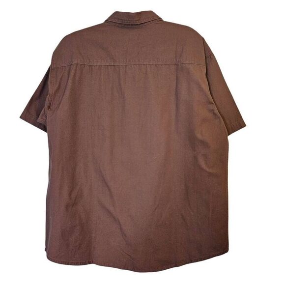 Cabela's mens work shirt, brown short sleeved. Size L. NWT. # 801 - Picture 3 of 6